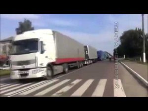 Волыняны перекрыли трассу "Киев-Варшава", протестуя против войны и мобилизации