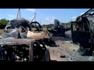 Украинские силовики нанесли удар по группе ополченцев — видео