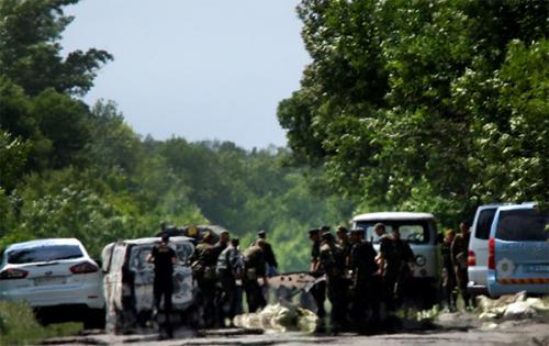 В Шахтёрске 702 карателя сдались антифашистам