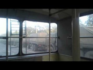 Обнародовано видео движения техники РФ под Луганском