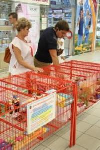 Бойцов АТО запорожцы продолжают поддерживать продуктами
