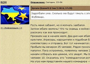 О смысле блок-постов в тылу карателей