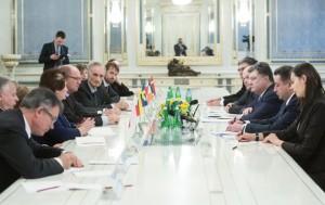 Порошенко встретился с главами европейских парламентов