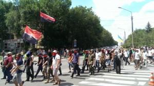 В Запорожье «Правый сектор» пикетирует облпрокуратуру