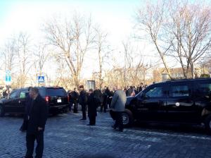 Порошенко и Байден встретились под станцией метро