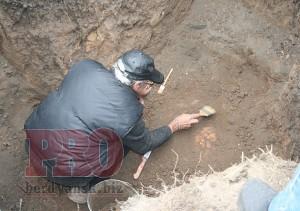 В Бердянске нашли 800-летние останки человека