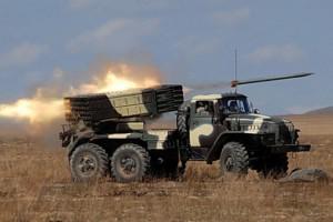 В зоне АТО стало больше слышно «Градов»
