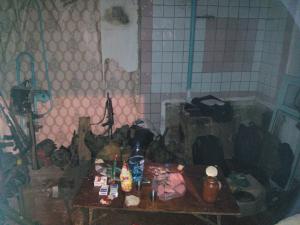Черкасские бойцы живут в Запорожской области в автобусе и разваленных домах
