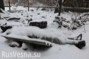 В Дебальцево сильные бои, взрывы не утихают, повсюду лежат тела бойцов ВСУ (ВИДЕО)