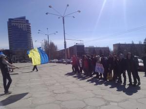 В Запорожье митингуют против жестокого обращения с заключенными