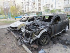 В Мелитополе за ночь сожгли три иномарки