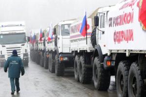 Из России в Украину въехал очередной «гумконвой» из 124 автомобилей с опасным грузом