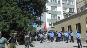 В Запорожье «Правый сектор» разогнал митинг «Силы нации» против Шацкого (Видео)