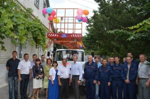 «Мелитопольгорсвет» получил новую автовышку