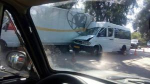 ДТП с маршруткой в Запорожье: много пострадавших