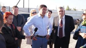 Губернатор продолжил строительство Кушугумской больницы