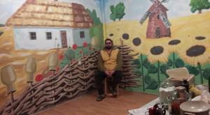 Запорожский журналист разрисовал кабинет стоматологии для бойцов АТО