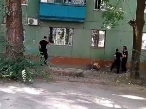 В Запорожье вор выпрыгнул из окна под ноги полицейским (ВИДЕО)