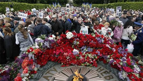 День Победы в городах Украины