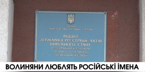 Стыдно быть «украинцем»: На Волыни меняют свои имена на русские аналоги